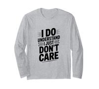 Capisco Che Non Mi Interessa l'umorismo Sarcastico Maglia a Manica