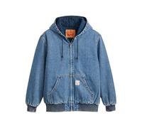 Levi's - Capsule Potrero - Bomber in denim lavaggio medio comodo con cappuccio-Blu L