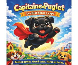 Capitaine Puglet : Le chiot héros à cape: Livres d'histoires pour enfants | Petites Pattes. Grand Cœur. Début de Super-héros | En rimes | Aventure | ... les 3-8 ans | 30 pages | Format 8,5 x 8,5
