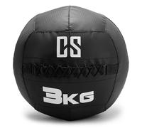 Bravor Wall Ball Palla Medica PVC 3kg Nera