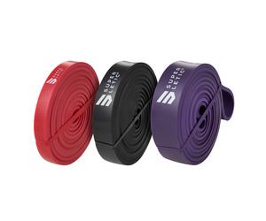 Capital Sports Uros, Powerband, set da 3 fasce elastiche, loop, 100% latex