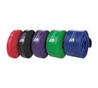 Capital Sports Uros, Powerband, set da 5 fasce elastiche, loop, 100% latex