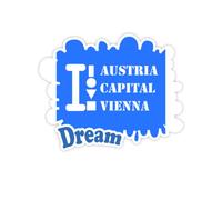 Capitale Vienna Austria Adesivi Citazione Sogno Decalcomanie in Vinile