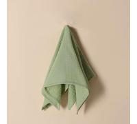 CAPITALEVENTI Mussola Neonato 100% Cotone 40×40 cm - Garza Morbida e Assorbente | Bavaglino, Salvietta, Panno Rigurgito | 3 Varianti: Verde Salvia, Bunny Print, Soft Blue (Verde Salvia)