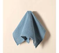 CAPITALEVENTI Mussola Neonato 100% Cotone 40×40 cm - Garza Morbida e Assorbente | Bavaglino, Salvietta, Panno Rigurgito | 3 Varianti: Verde Salvia, Bunny Print, Soft Blue (Soft Blue)