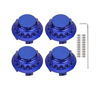 Capitali centrali a ruote kuuleyn, coperchio dei tappi del centrale, 4pcs 3 pollici di centrale A1714000025 Sostituzione per una classe C E SLK (Blu)