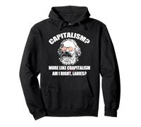 CAPITALISMO più Simile al CRAPitalismo Signore Giuste Karl Marx Meme Felpa con Cappuccio