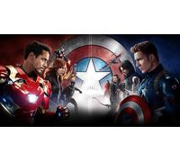 CAPITAN AMERICA CIVIL WAR POSTER MARVEL HAWKEYE IRON MAN ROMANOFF SPIDERMAN