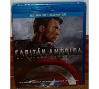 CAPITAN AMERICA Il Primo Vendicatore BLU-RAY 3D+BLU-RAY Nuovo (SENZA APRIRE) R2