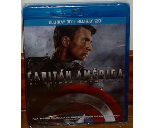 CAPITAN AMERICA Il Primo Vendicatore BLU-RAY 3D+BLU-RAY Nuovo (SENZA APRIRE) R2