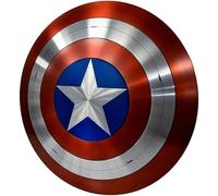 Capitan America Steel Shield, replica del costume da soldato d'inverno, in metallo, in scala 1:1, scudo cosplay di Capitan America, 56 cm