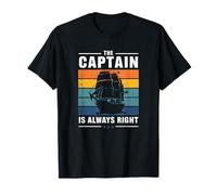 Capitan è Sempre Giusto, Divertente, capitani, Grafico Maglietta