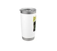 Capitan Futuro Vintage Sci-Fi Pulp Art Bicchiere termico in acciaio inox doppia parete