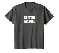 Capitan Marvel Maglietta, Bambini, Asfalto, 10 Anni