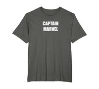 Capitan Marvel Maglietta, Uomo Taglie Grandi, Asfalto, 4X Tall