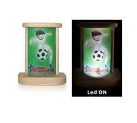 Capitan Tsubasa, Holly e Benji, lampada led, maglia originale captain tsubasa, lampada da tavolo led, accendi la tua passione, regalo bambino