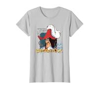 Capitan Uncino, Skull Rock dei cattivi Disney, Peter Pan era qui Maglietta, Donna, Argento, XL