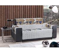 CapitanCasa Copridivano Trapuntato Modello Orsetti 3 Posti Blu