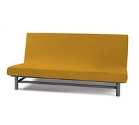 CapitanCasa Salvadivano Copridivano Genius Queen Senza Braccioli in Tinta Unita 2 Posti Senape 1008