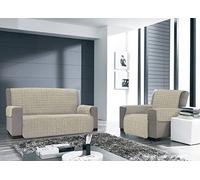 CapitanCasa Salvadivano Copridivano Trapuntato Modello Willy 4 Posti Beige