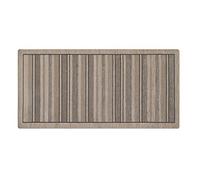 CapitanCasa Tappeto Antiscivolo da Cucina Disegno Style Colore Tortora 55x190 Tortora