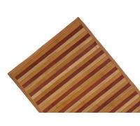 CapitanCasa Tappeto Bamboo Degradé Antiscivolo con Bordo Resistente Ai Lati 50x75 cm Beige