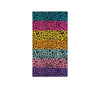 CapitanCasa Telo Mare Spiaggia Grande 100x180 cm Spugna Maui Leopard Multicolor D8