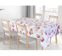 CapitanCasa Tovaglia Natalizia Copritavolo In Cotone Fantasia Pigne RP Cucina Soggiorno 140x180 Pigne