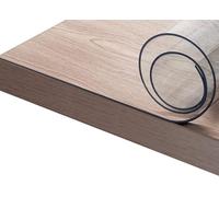 CapitanCasa Tovaglia PVC Copritavolo Interno Esterno Trasparente Antimacchia Crystal 1,50 mm 100X100 Trasparente