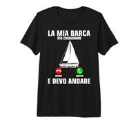 Capitani di Navi Nautica Barca Vela Capitano Barca a Vela Maglietta Premium