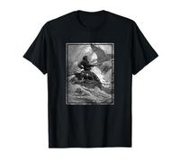 Capitano Achab nel suo inseguimento finale con Moby Dick (1902) Maglietta