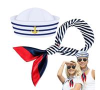 capitano, cappello da capitano da uomo | Costume da marinaio marino blu navy - Squisiti berretti stile marines, costumi blu navy e costumi da festa, per feste e spettacoli teatrali