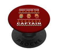 Capitano della squadra di biscotti natalizi PopSockets PopGrip Adesivo