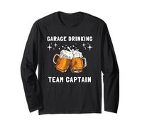 Capitano della Squadra Garage Drinking Maglia a Manica