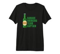 Capitano della Squadra Garage Drinking Maglietta Premium