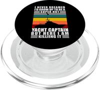 Capitano dello yacht Non ho mai sognato di essere un capitano di yacht PopSockets PopGrip per MagSafe