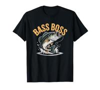 Capitano di Bass Boat Pesca al Maglietta