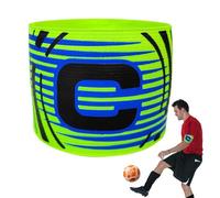 CAPITANO DI CALCIO CAPITANO BANDA - Elastic Soccer Leadership Band, cinghia di badge del capitano flessibile | Titolare 'emblema del team non slip, identificatore della posizione del torneo, patch