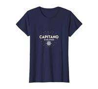 Capitano di Me Stesso - Arte Nautica per Marinai Maglietta, Donna, Navy, L