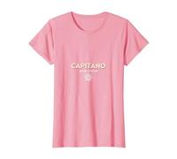 Capitano di Me Stesso - Arte Nautica per Marinai Maglietta, Donna, Rosa, XL