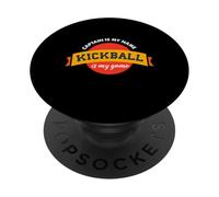 capitano è il mio nome kickball è il mio gioco Design PopSockets PopGrip Adesivo