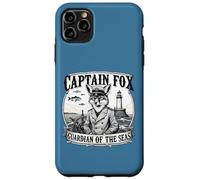 Capitano Fox Guardiano dei mari Avventura Nautica Animale A Custodia per iPhone 11 Pro Max