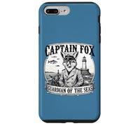 Capitano Fox Guardiano dei mari Avventura Nautica Animale A Custodia per iPhone 7 Plus/8 Plus