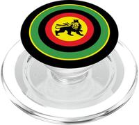 Capitano giamaicano Giamaica Reggae Scudo Musicale Leone Design PopSockets PopGrip per MagSafe