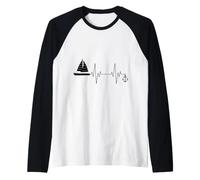 Capitano I Barca a Vela I Barca del Cuore I Vela Maglia con Maniche Raglan