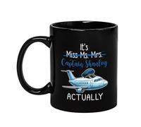 Capitano In Realtà Tazza Mug Ceramica Tazza Colazione Durevole Tazze Di Caffè Regali Divertenti Per Ufficio Regali Di Compleanno Natale Regalo 330Ml