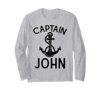 Capitano John Barca Barca Barca Yacht Anchor Maglia a Manica