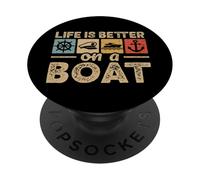 Capitano Marinaio Barcaiolo PopSockets PopGrip Adesivo