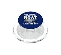 Capitano Mi chiedo se la mia barca pensa anche a me PopSockets PopGrip per MagSafe