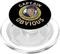 Capitano Ovvio Camicia Divertente Barca Vela Impressionante Sarcasmo PopSockets PopGrip per MagSafe